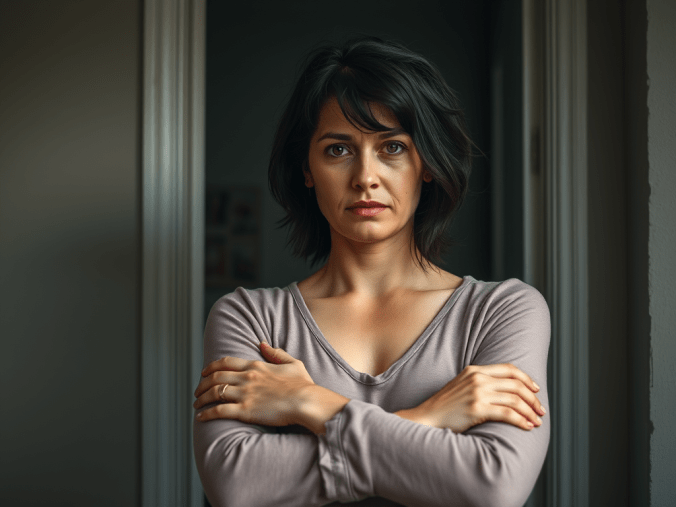 Jenny looking disappointed